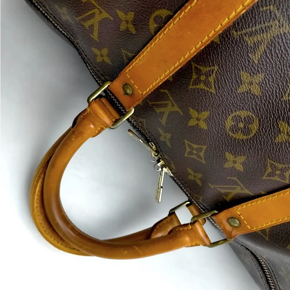 LOUIS VUITTON Keepall LV50 Boston Weekend Duffle Crossbody Shoulder Bag SP0922